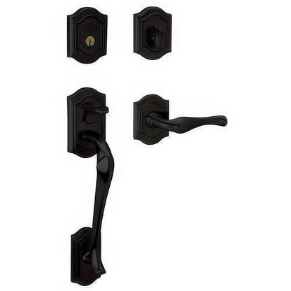 Baldwin 85327.RDBL Right Hand Bethpage Double Cylinder Handleset.