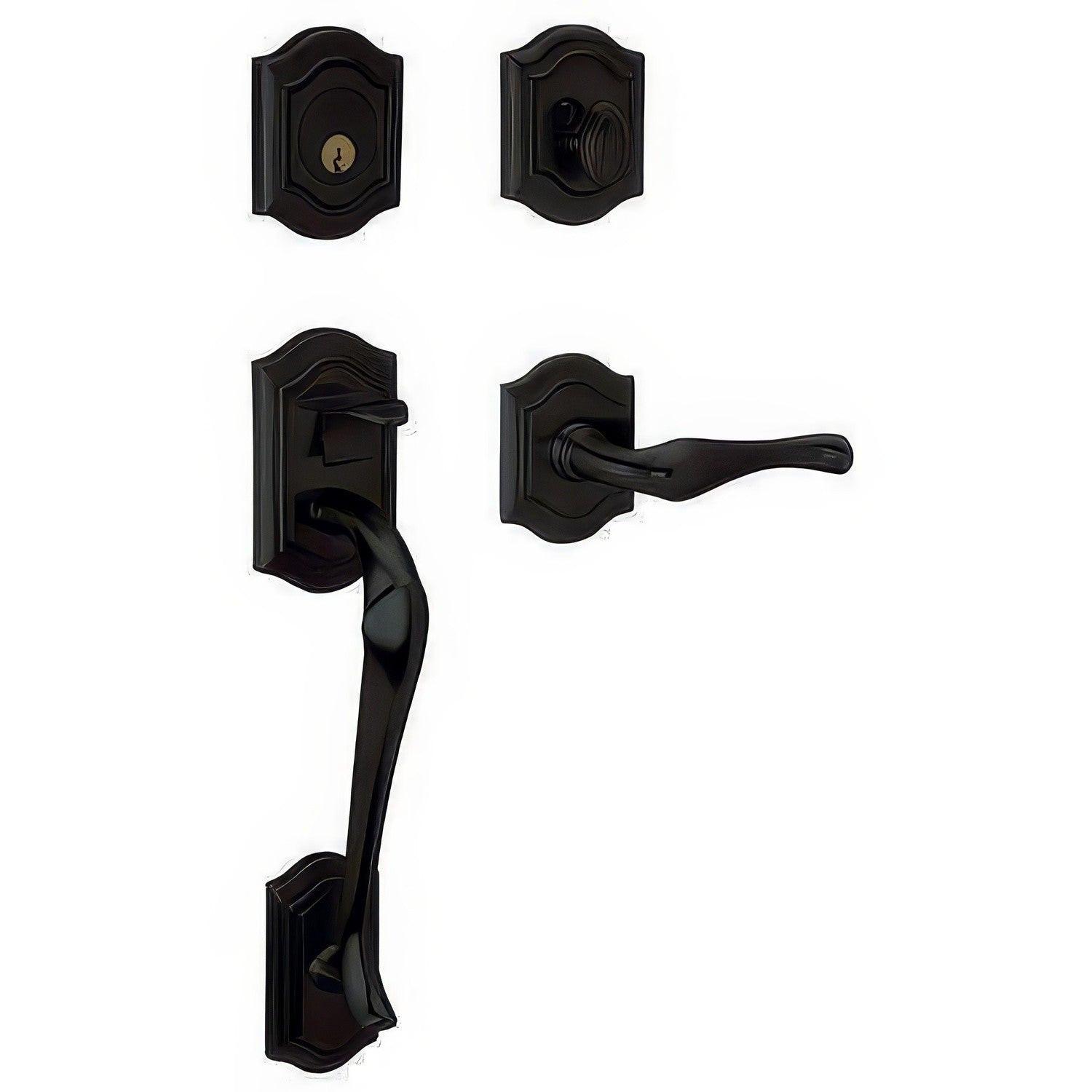 Baldwin 85327.RENT Right Hand Bethpage Single Cylinder Handleset.
