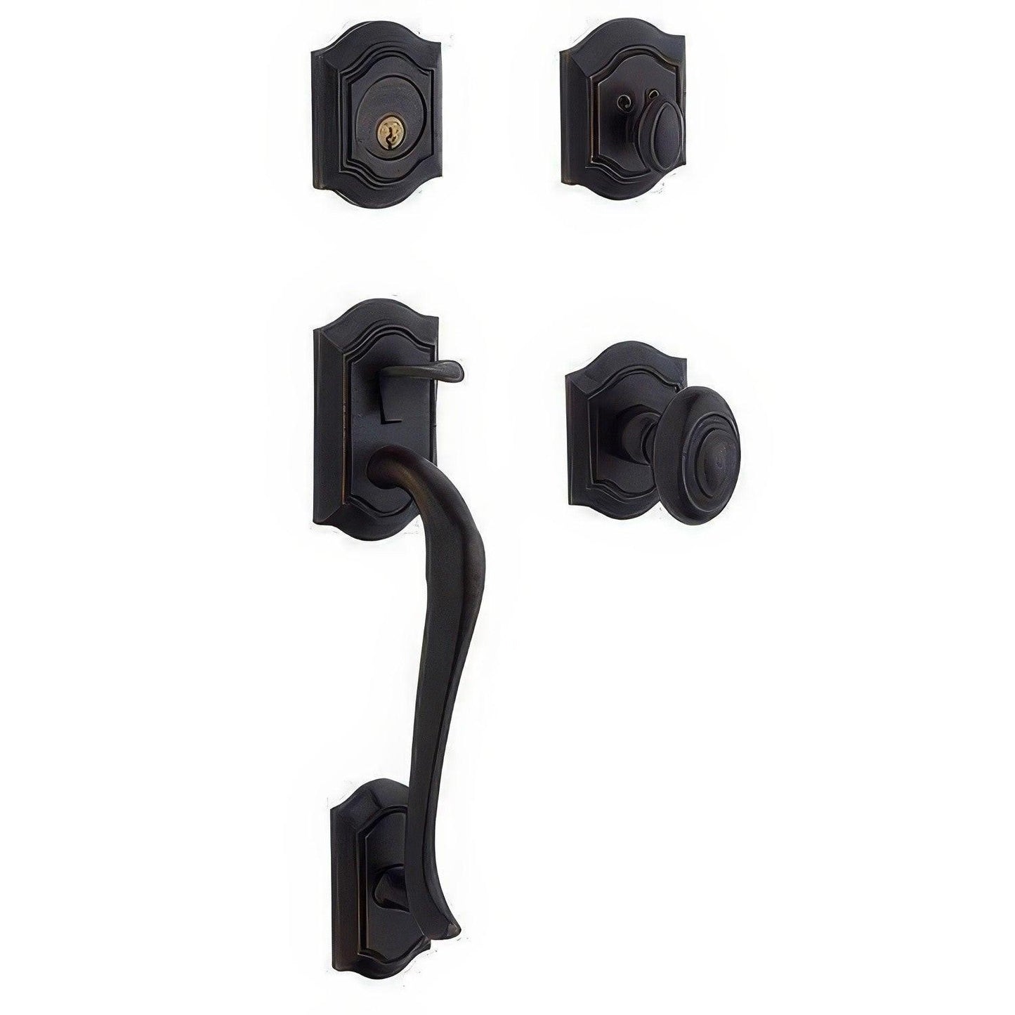 Baldwin 85327.DBLC Bethpage Double Cylinder Solid Brass Handleset.