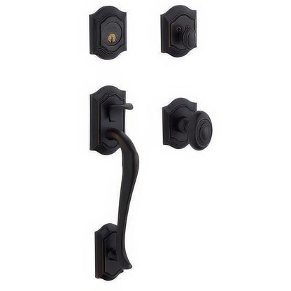 Baldwin 85327.FD Bethpage Dummy Set Solid Brass Double Cylinder Handleset.