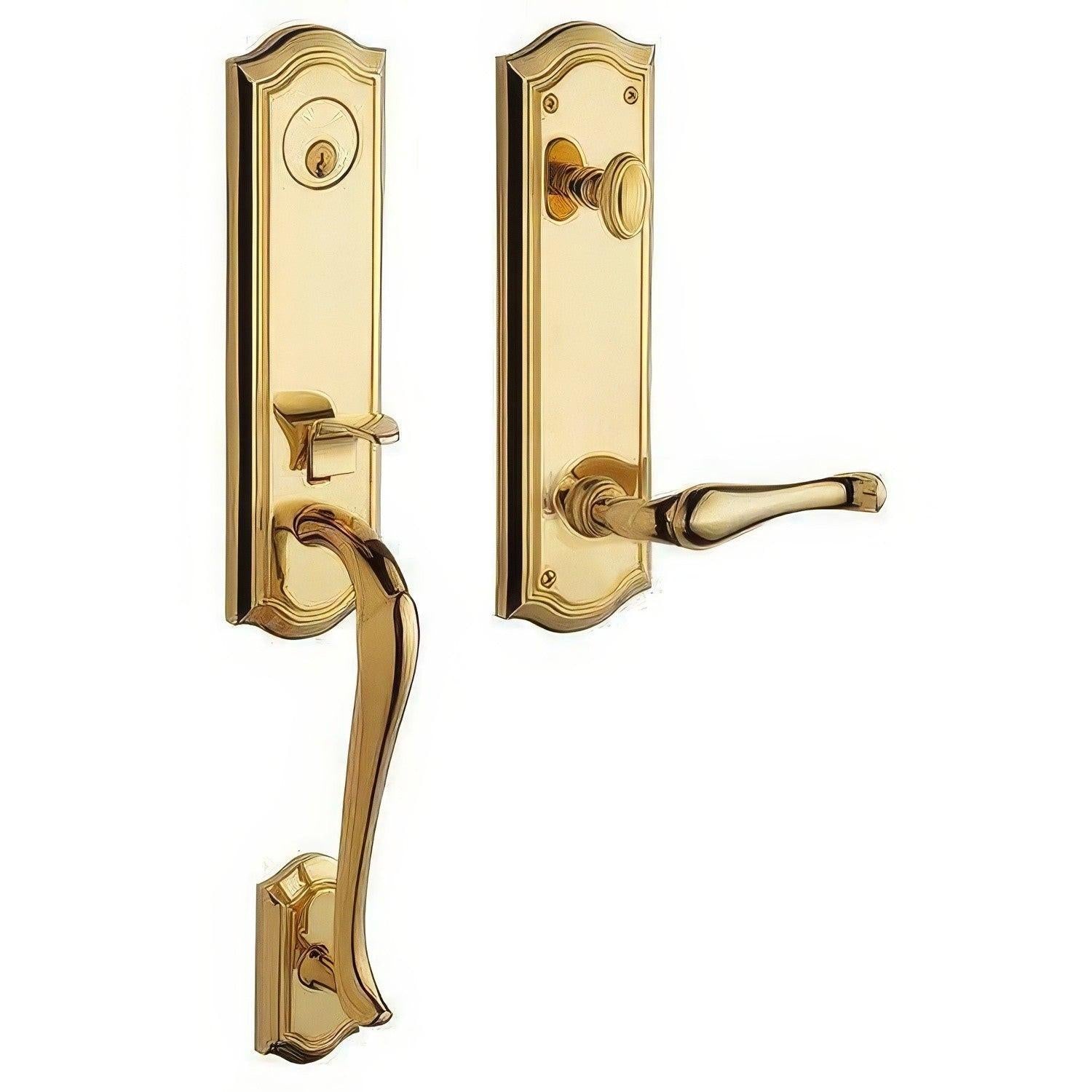 Baldwin 85337.RFD Right Hand Bethpage Escutcheon Dummy Set Single Cylinder Handleset