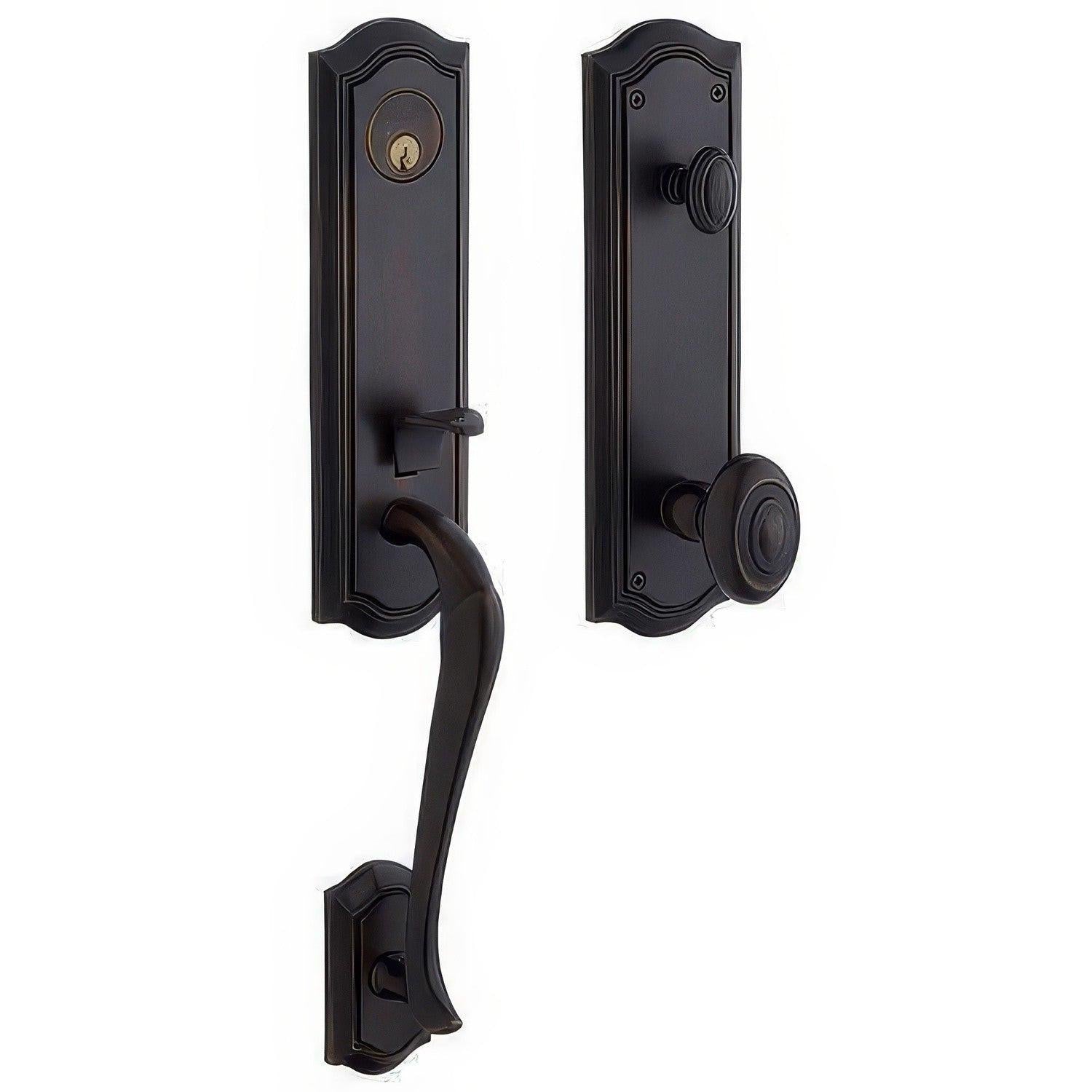 Baldwin 85337.ENTR Bethpage Single Cylinder Handleset.