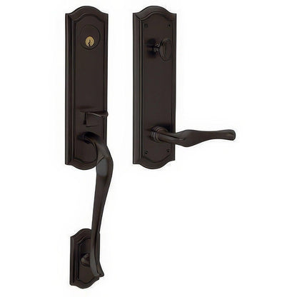 Baldwin 85337.RFD Right Hand Bethpage Escutcheon Dummy Set Single Cylinder Handleset