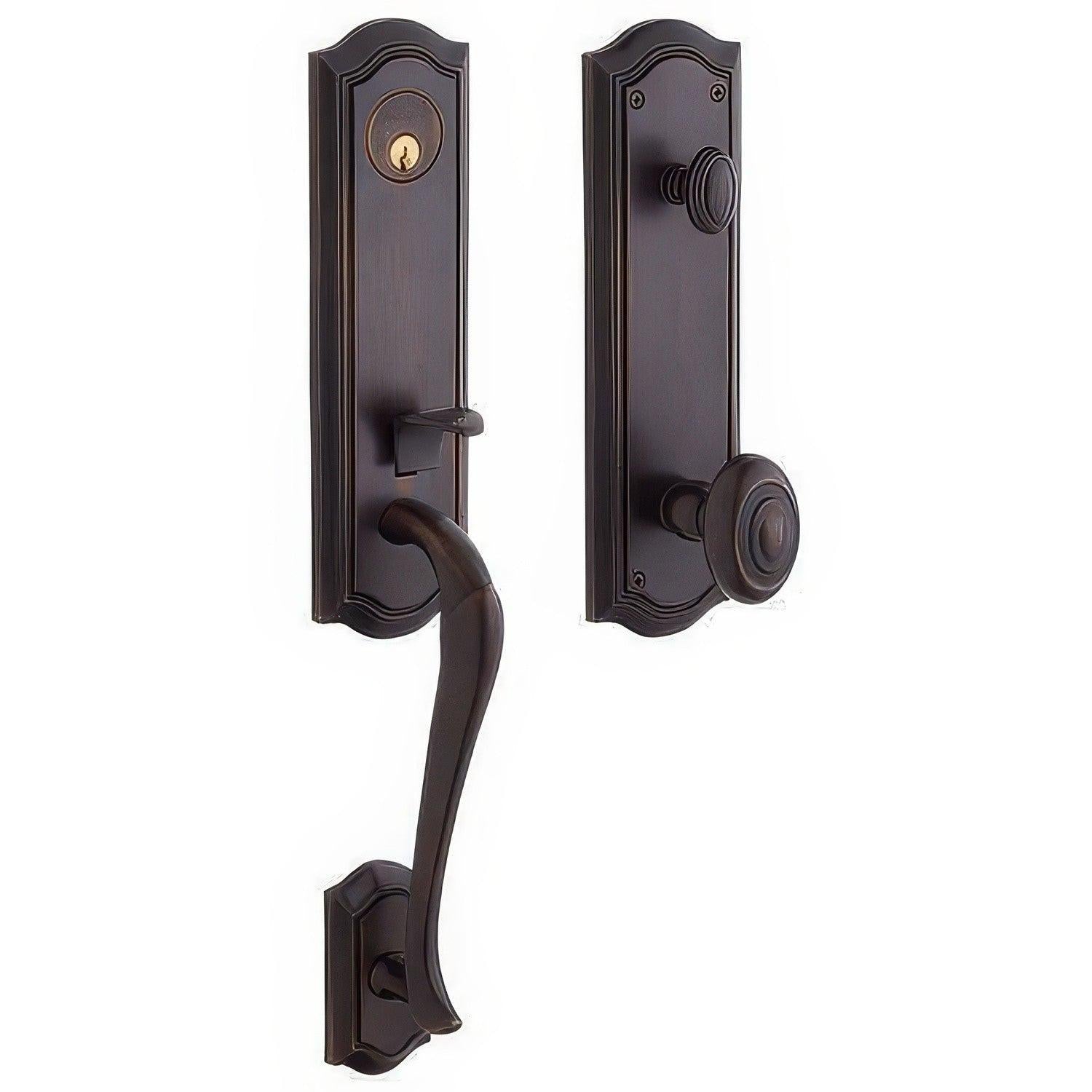 Baldwin 85337.FD Bethpage Dummy Single Cylinder Handleset.
