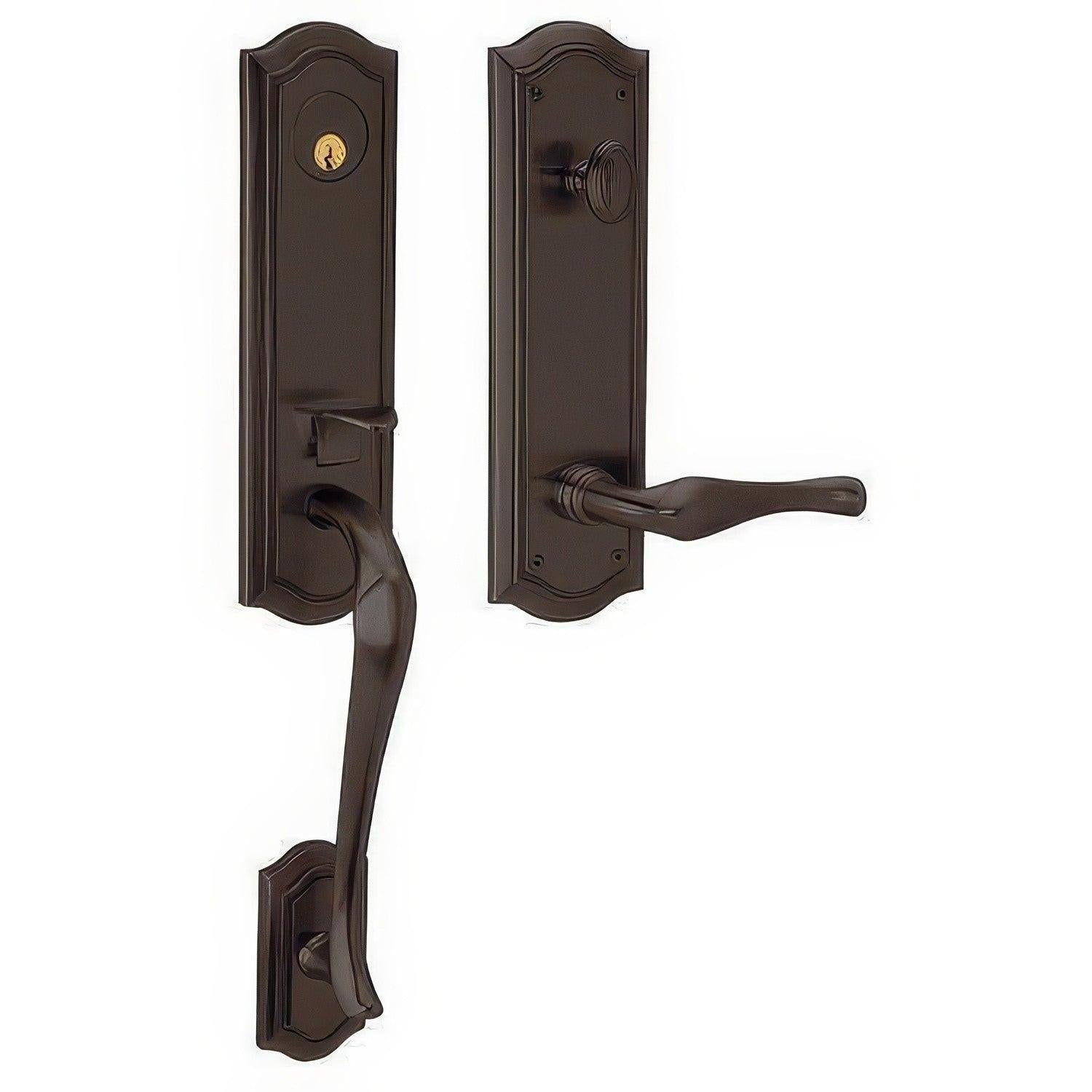 Baldwin 85337.RFD Right Hand Bethpage Escutcheon Dummy Set Single Cylinder Handleset