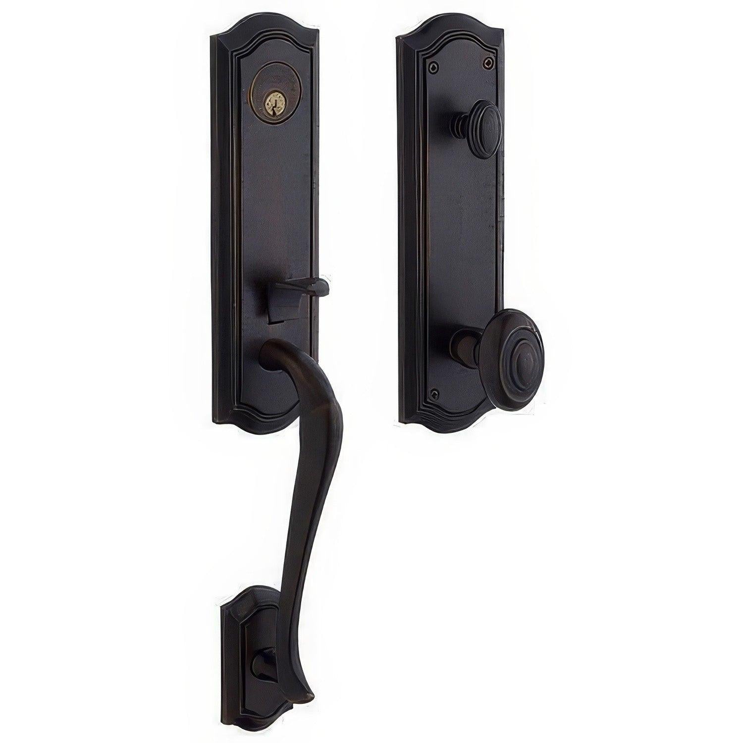 Baldwin 85337.ENTR Bethpage Single Cylinder Handleset.