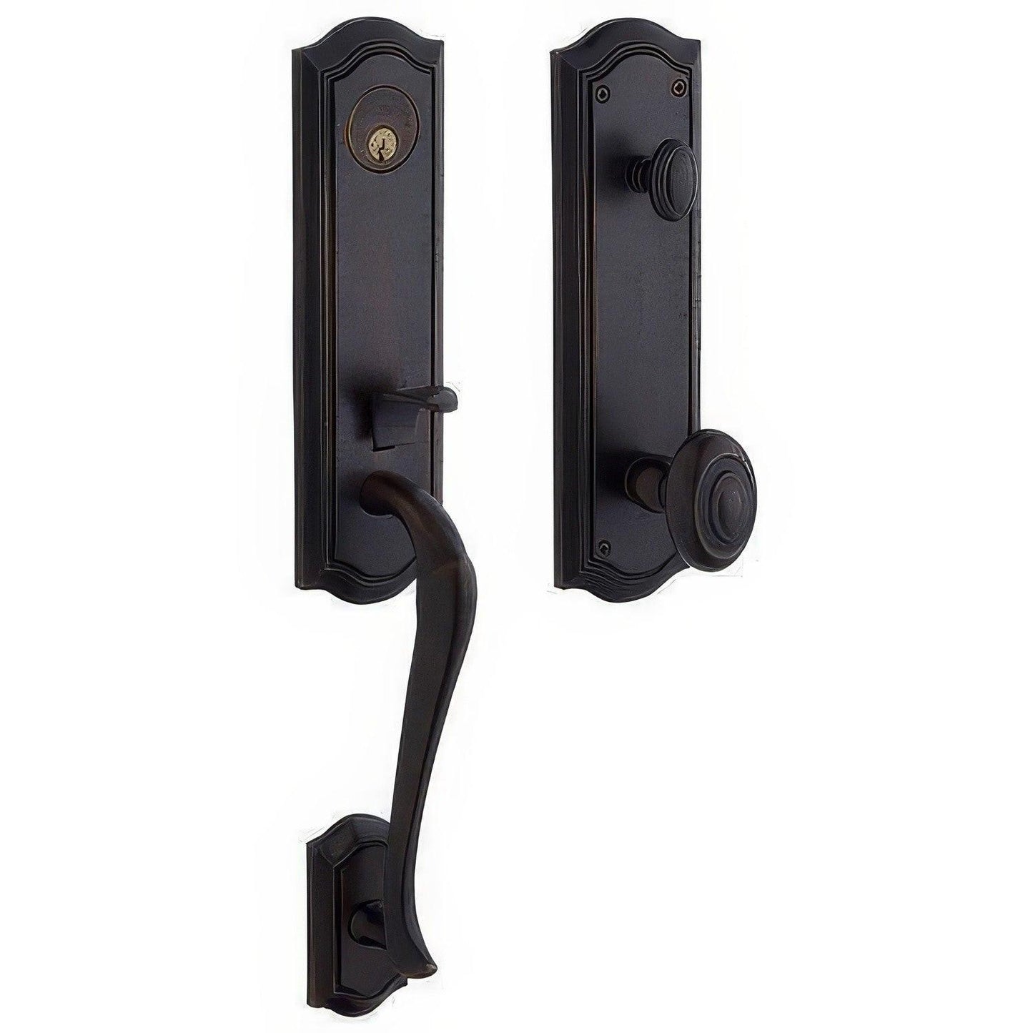 Baldwin 85337.FD Bethpage Dummy Single Cylinder Handleset.