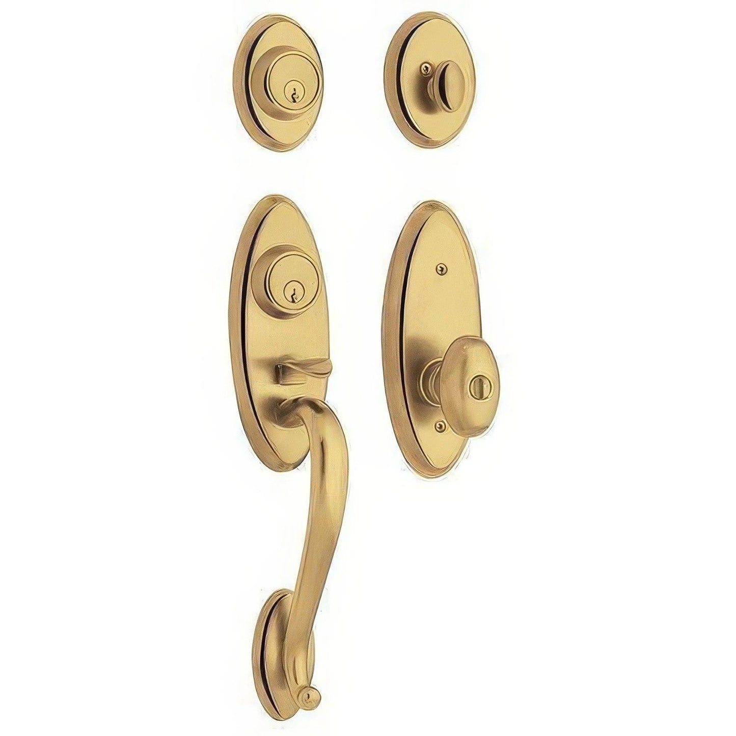 Baldwin 85345.2DC Landon Double Cylinder Two Point Handleset