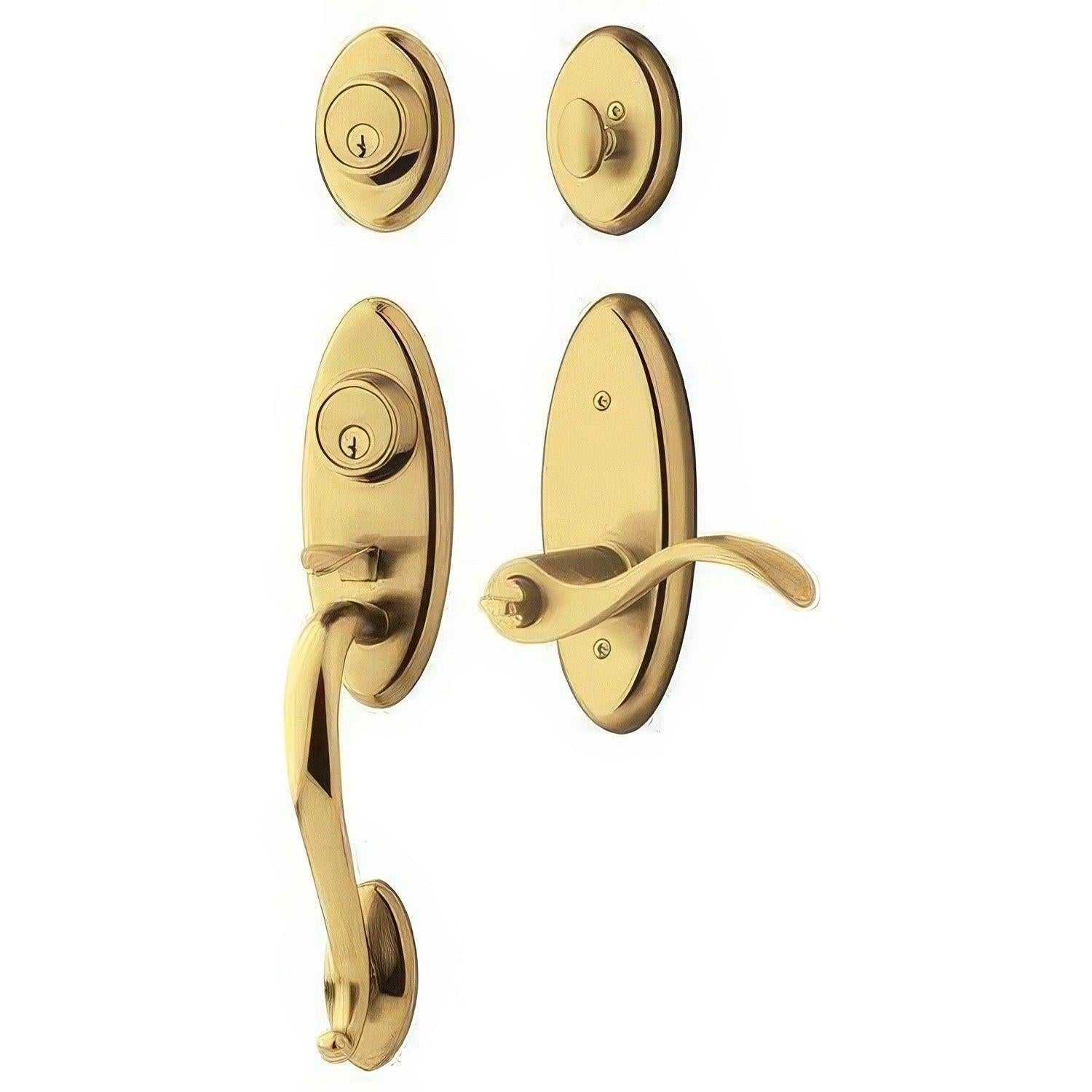 Baldwin 85345.2DCL Left Hand Landon Double Cylinder Two Point Handleset