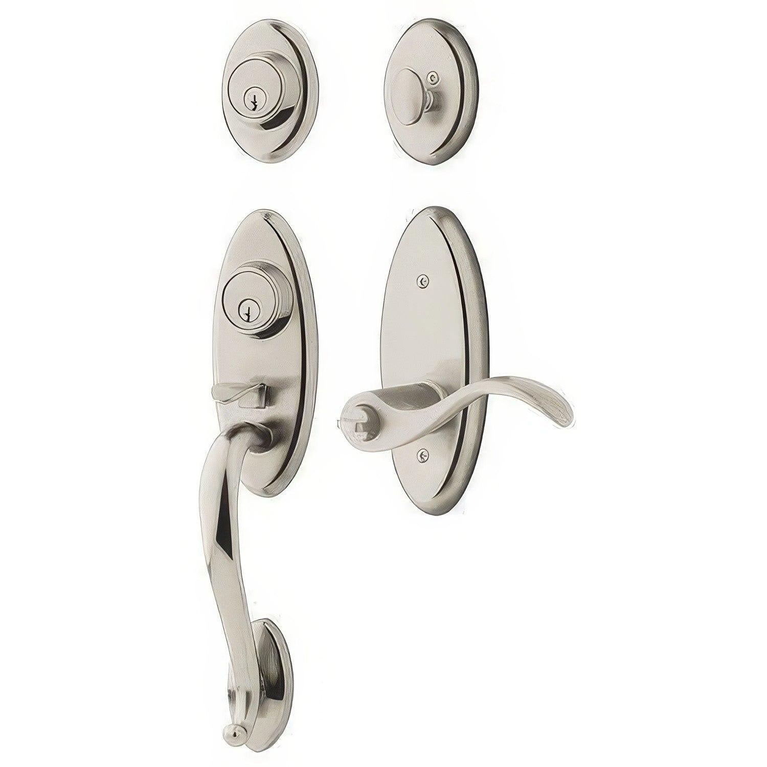 Baldwin 85345.2DCL Left Hand Landon Double Cylinder Two Point Handleset