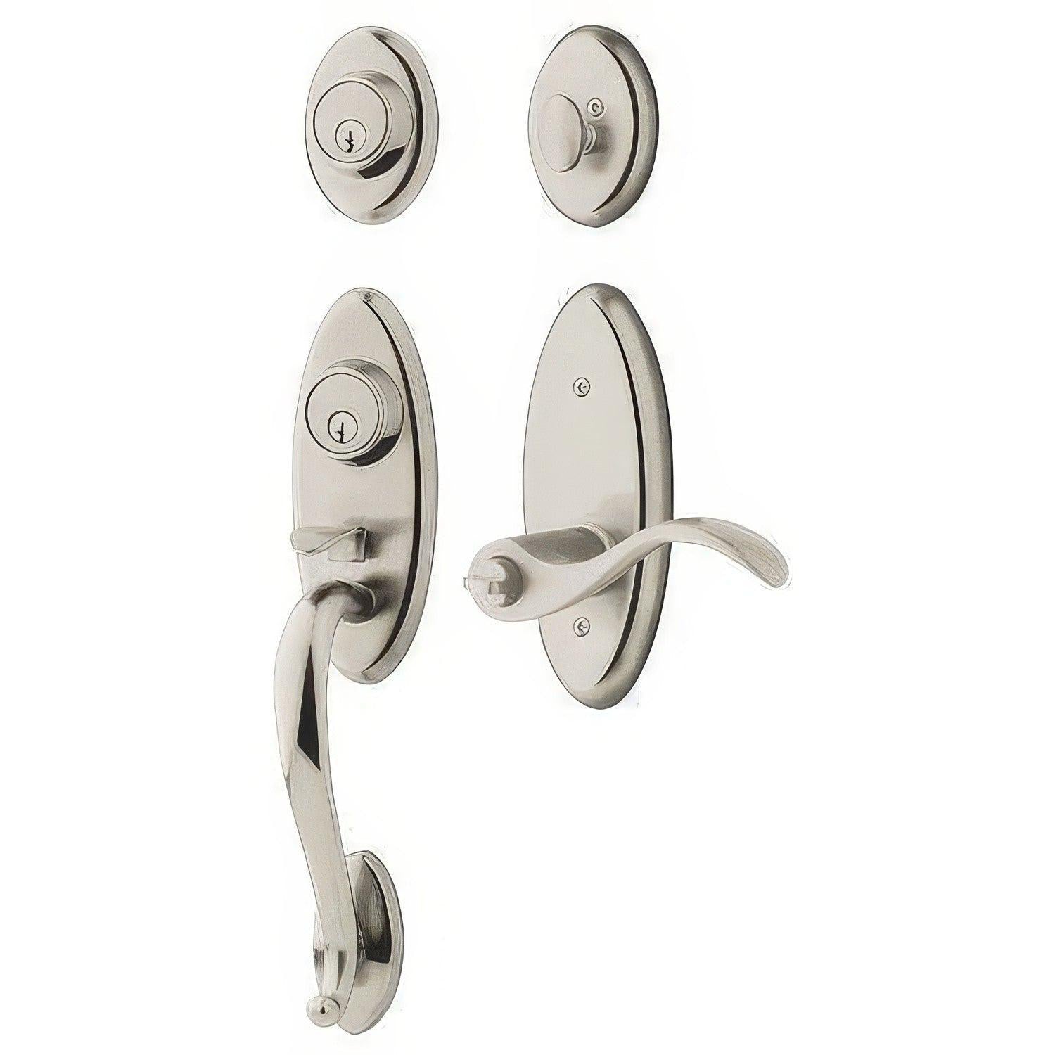 Baldwin 85345.2DCR Right Hand Landon Double Cylinder Two Point Handleset