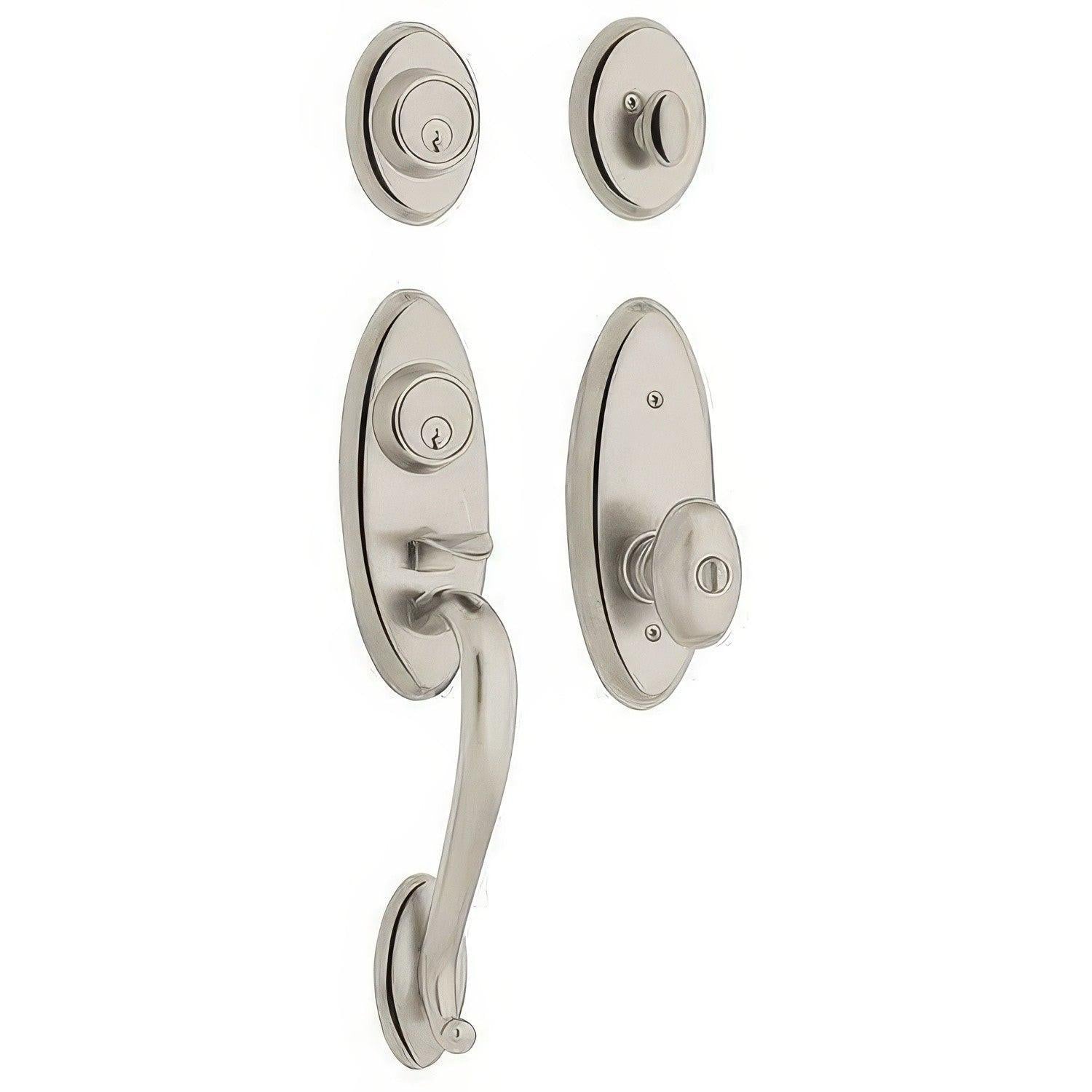 Baldwin 85345.2FD Landon Two Point Dummy Handleset