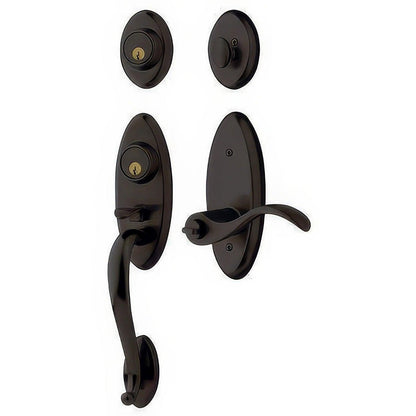 Baldwin 85345.2DCL Left Hand Landon Double Cylinder Two Point Handleset