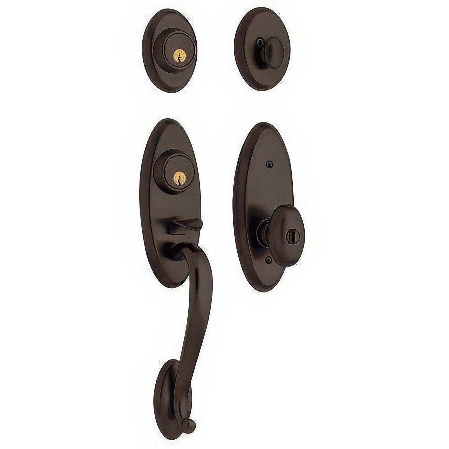 Baldwin 85345.2FD Landon Two Point Dummy Handleset