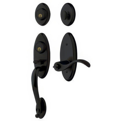 Baldwin 85345.2DCL Left Hand Landon Double Cylinder Two Point Handleset