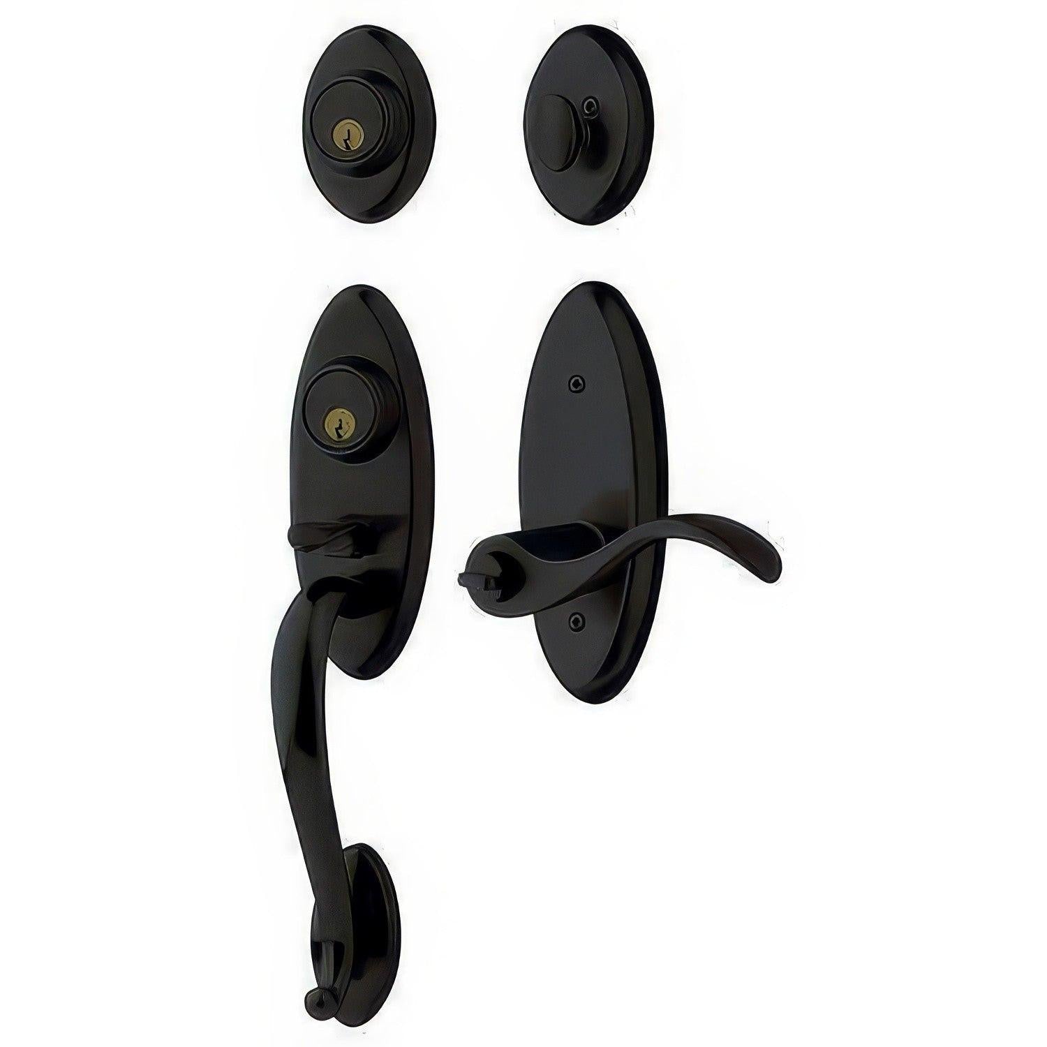 Baldwin 85345.2RFD Landon Dummy Two Point Single Cylinder Handleset