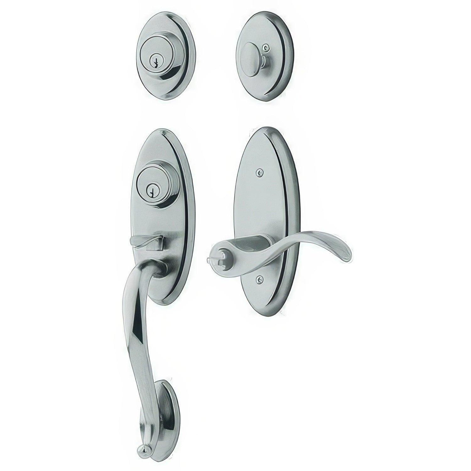 Baldwin 85345.2DCL Left Hand Landon Double Cylinder Two Point Handleset
