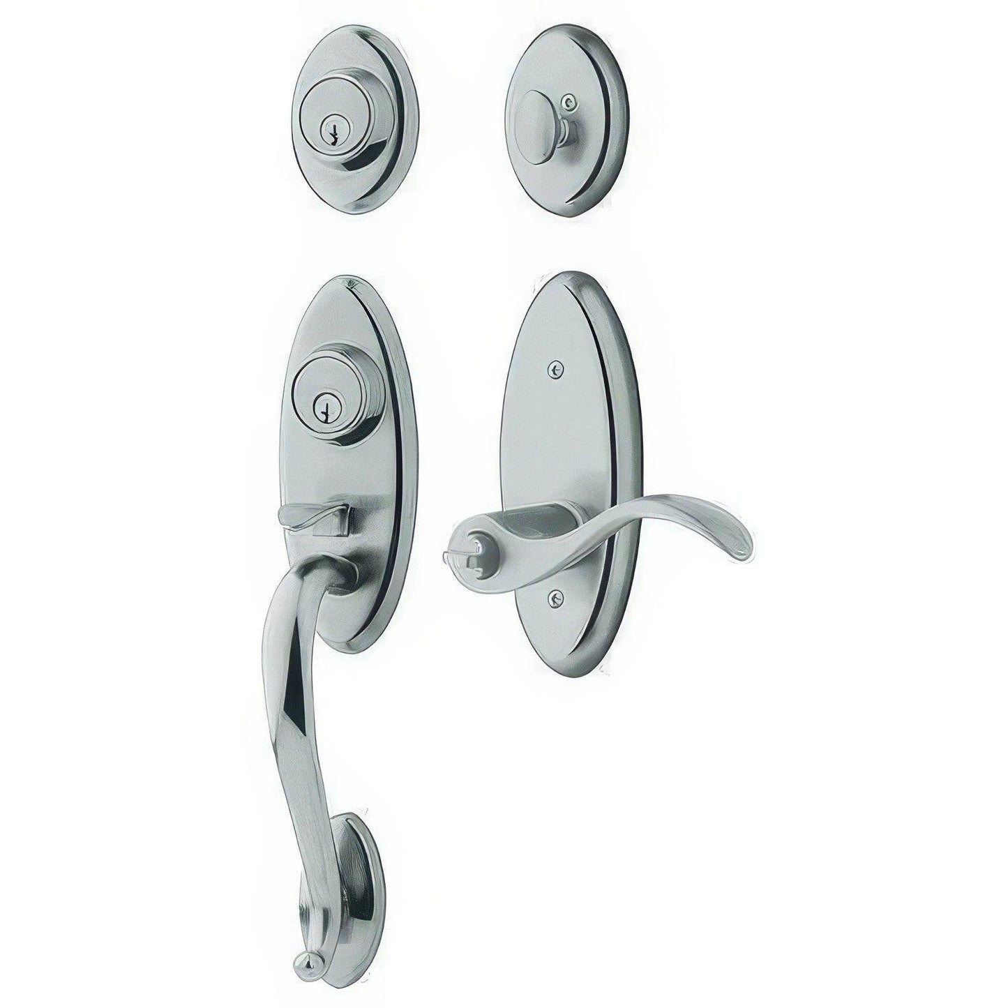Baldwin 85345.2DCR Right Hand Landon Double Cylinder Two Point Handleset