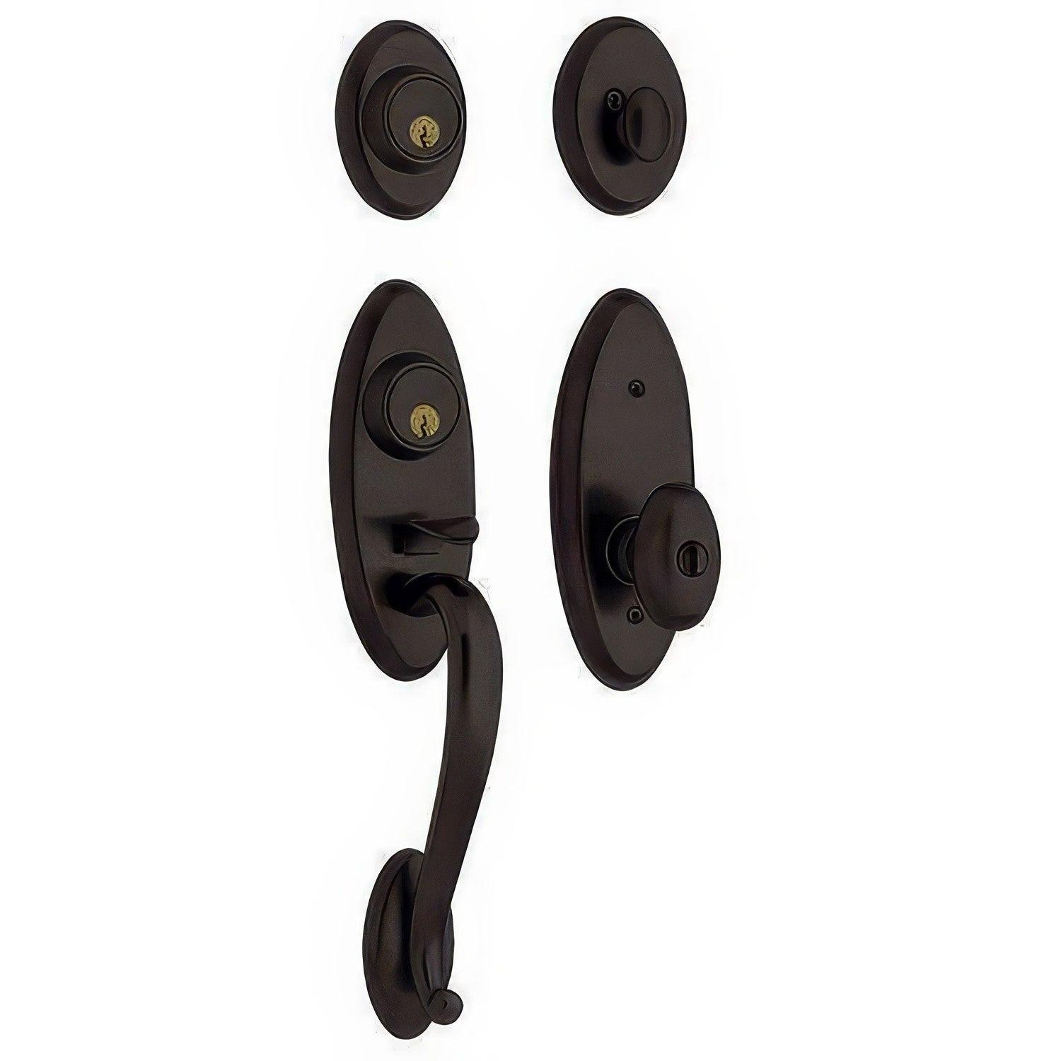 Baldwin 85345.2DC Landon Double Cylinder Two Point Handleset