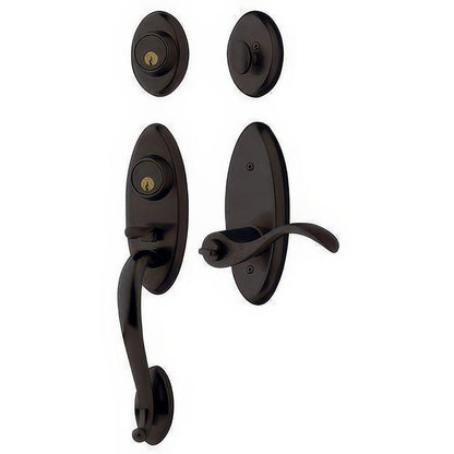 Baldwin 85345.2DCR Right Hand Landon Double Cylinder Two Point Handleset