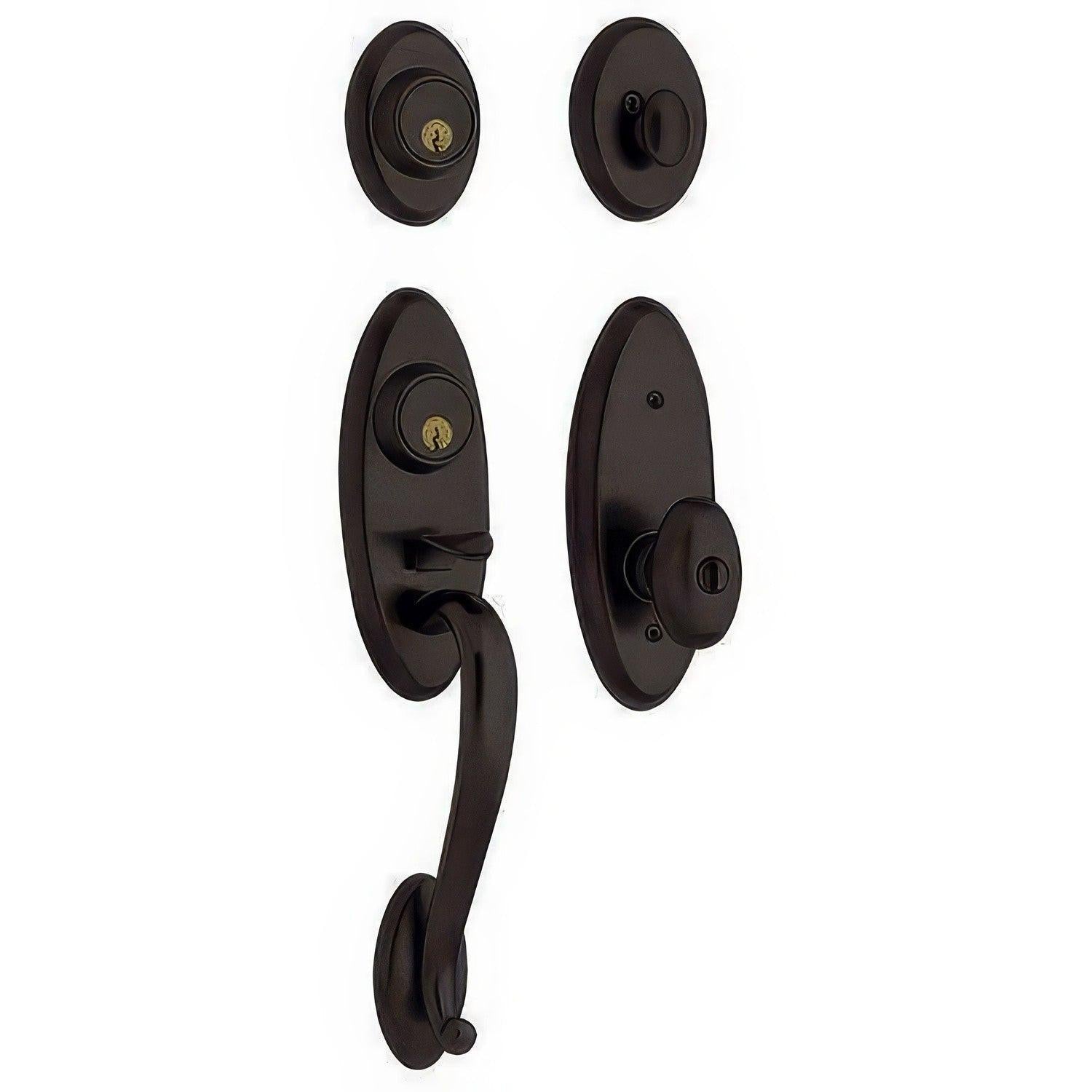 Baldwin 85345.2FD Landon Two Point Dummy Handleset