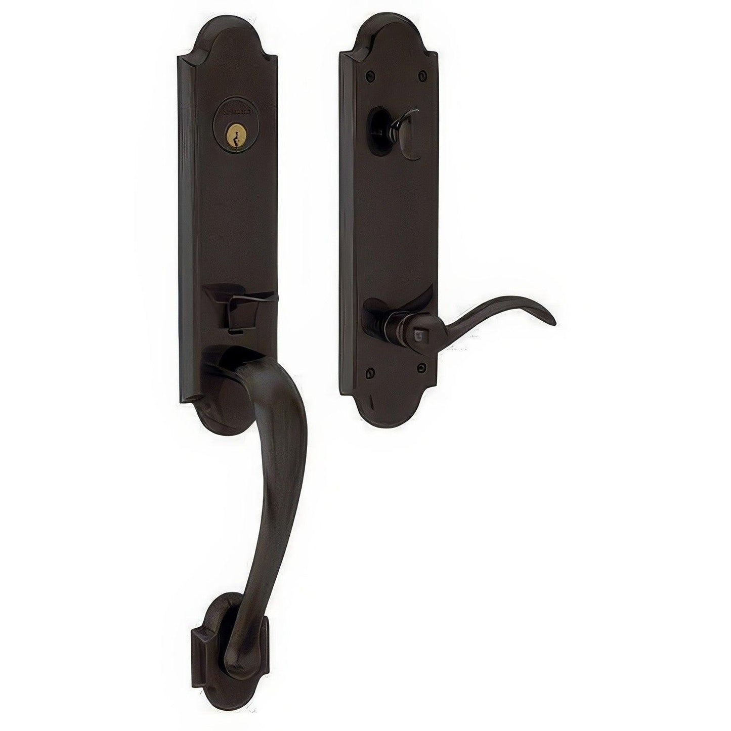 Baldwin 85354.RENT Right Hand Boulder Single Cylinder Handleset