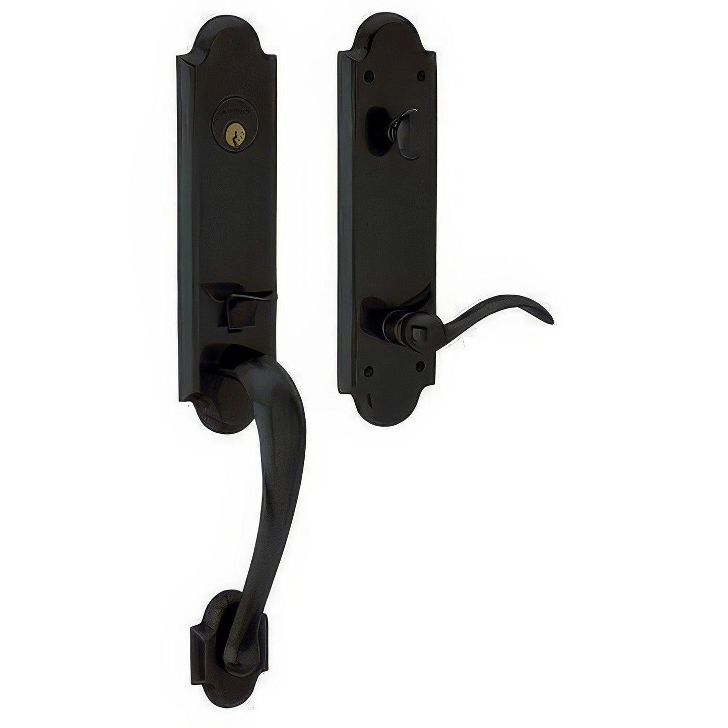Baldwin 85354.RENT Right Hand Boulder Single Cylinder Handleset