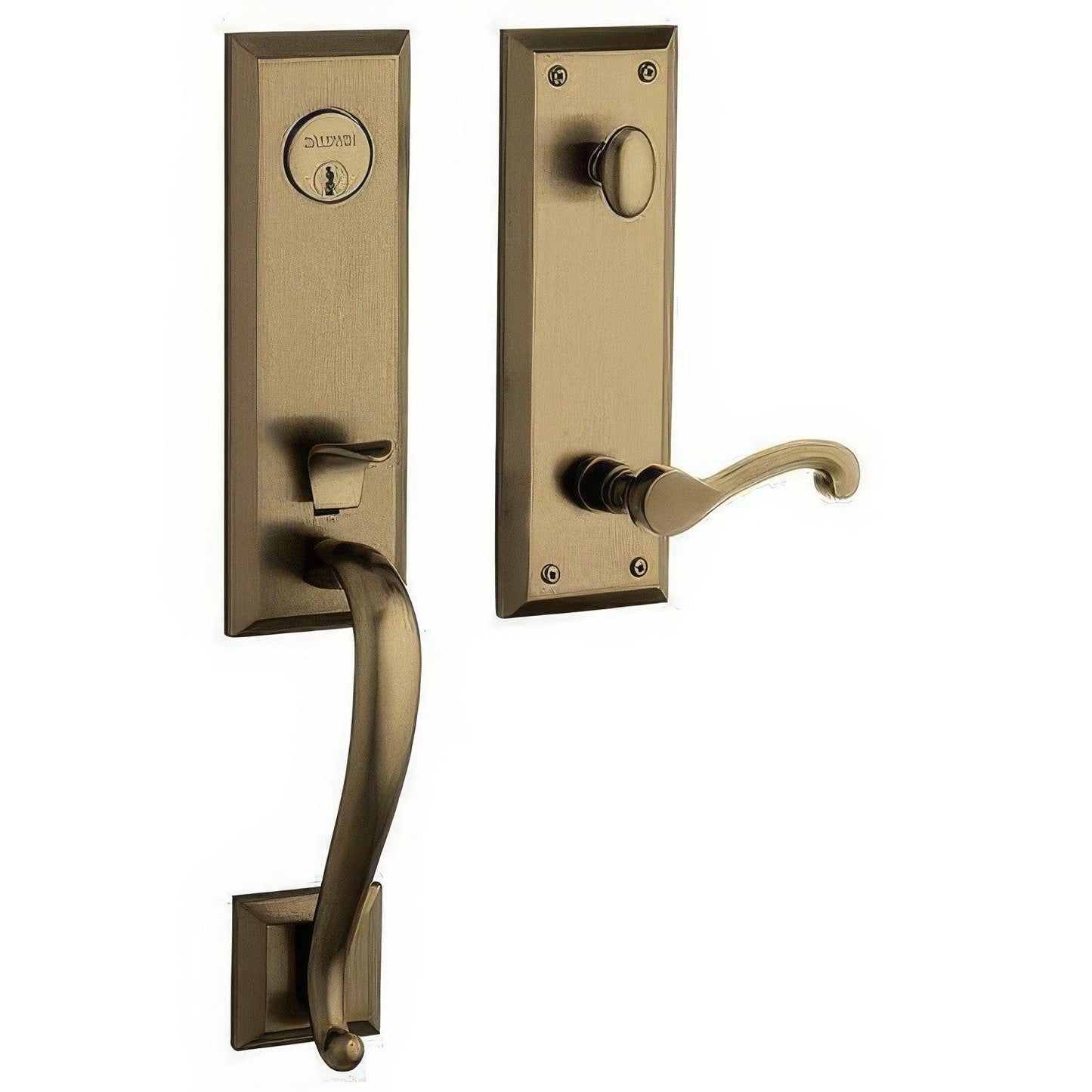 Baldwin 85355.LFD Left Hand Stonegate Dummy Set Single Cylinder Handleset