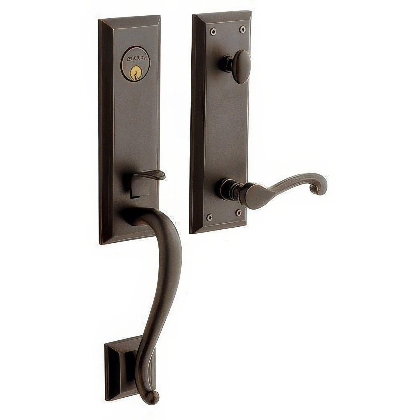 Baldwin 85355.LENT Left Hand Stonegate Single Cylinder Handleset
