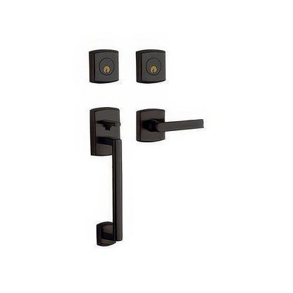 Baldwin 85386.LDBL Left Hand Soho Double Cylinder Handleset