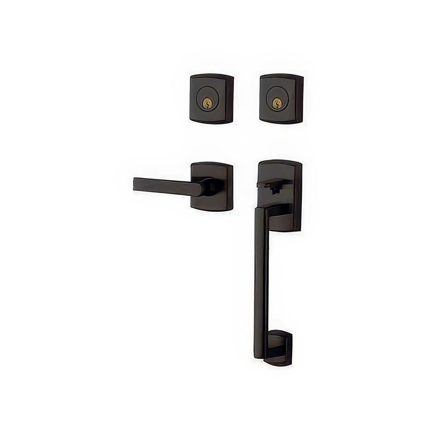 Baldwin 85386.RDBL Right Hand Soho Double Cylinder Handleset