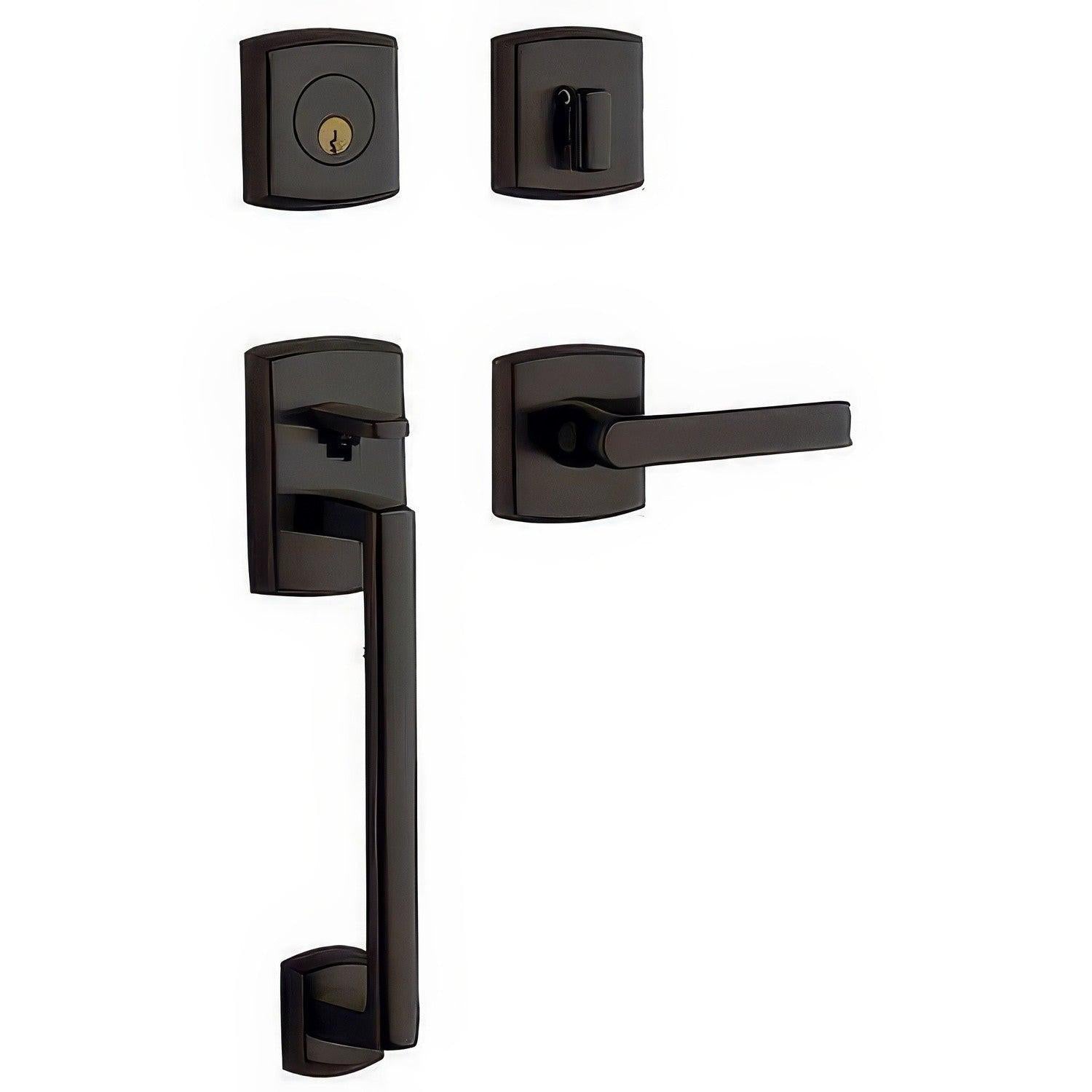 Baldwin 85386.RFD Right Hand Soho Full Dummy Single Cylinder Handleset