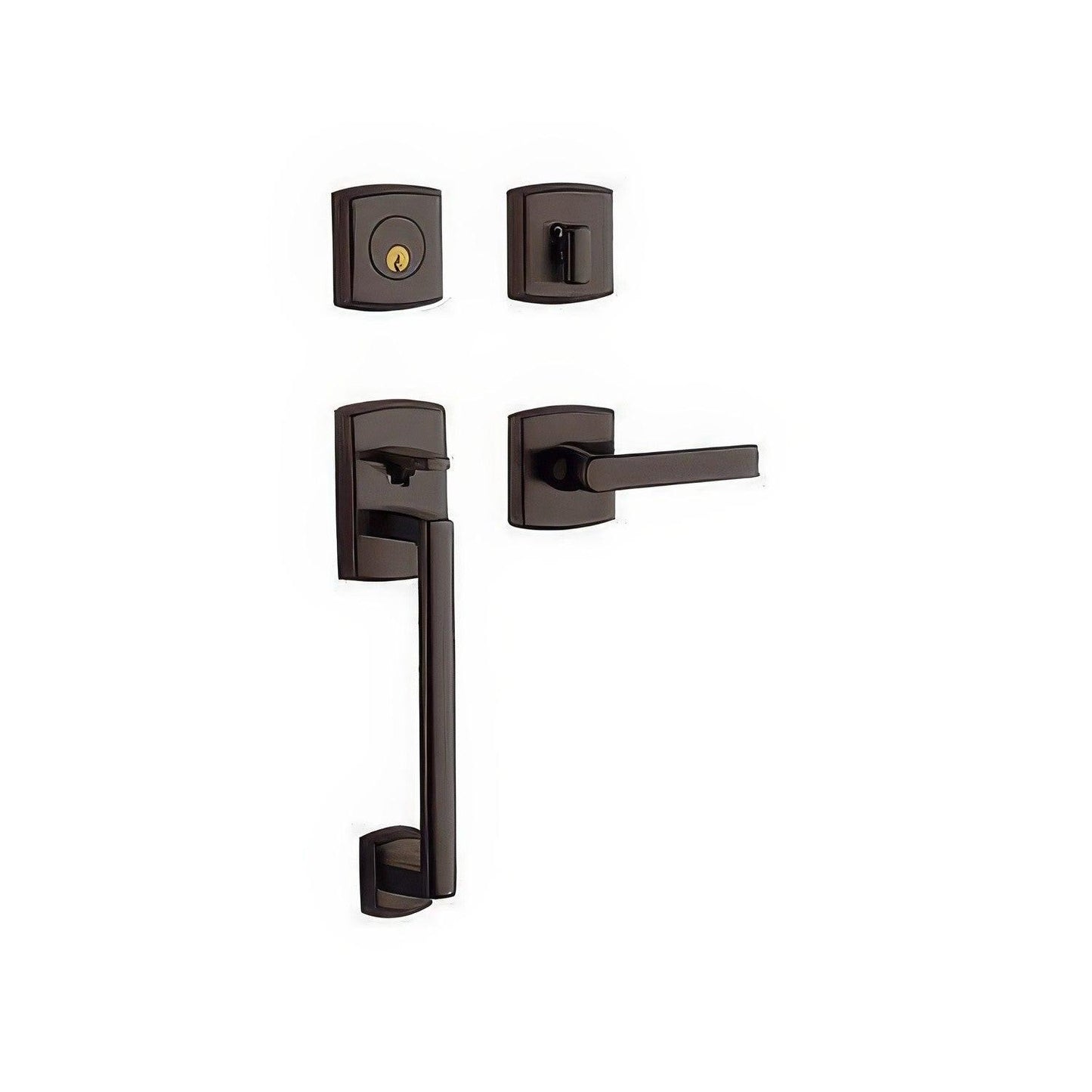 Baldwin 85386.LDBL Left Hand Soho Double Cylinder Handleset