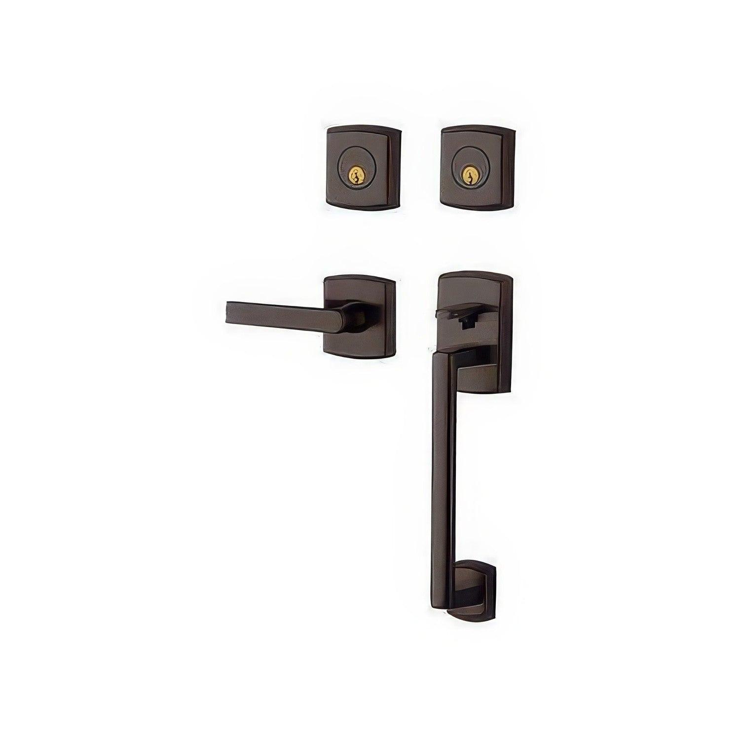 Baldwin 85386.RDBL Right Hand Soho Double Cylinder Handleset