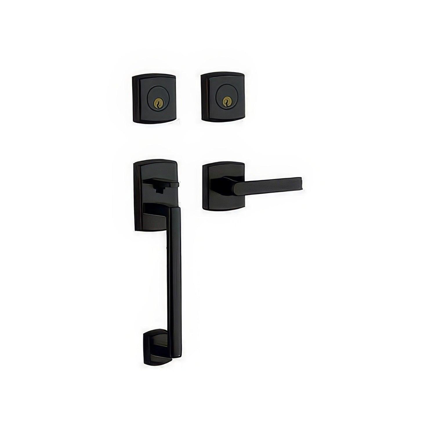Baldwin 85386.LDBL Left Hand Soho Double Cylinder Handleset