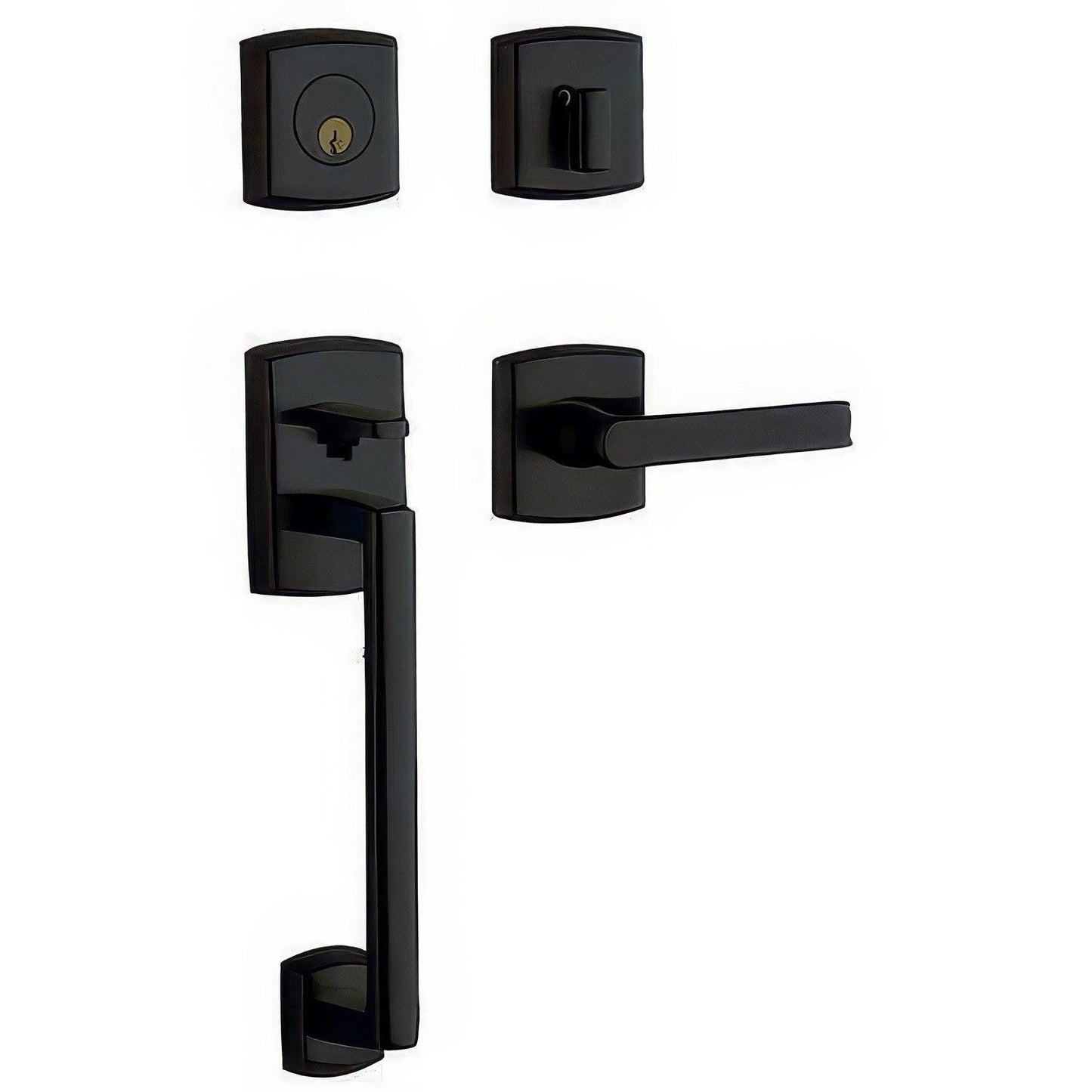Baldwin 85386.LFD Left Hand Soho Full Dummy Double Cylinder Handleset