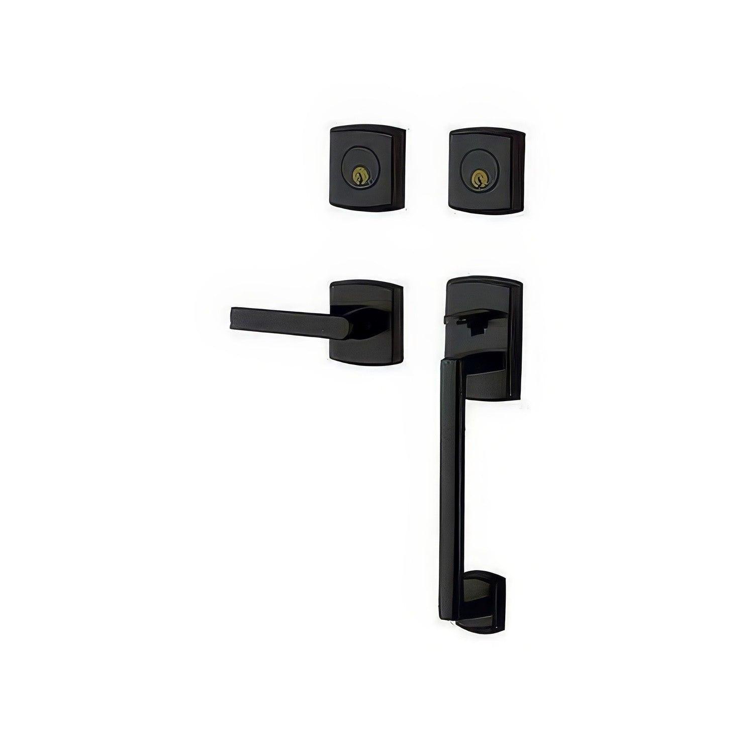 Baldwin 85386.RDBL Right Hand Soho Double Cylinder Handleset