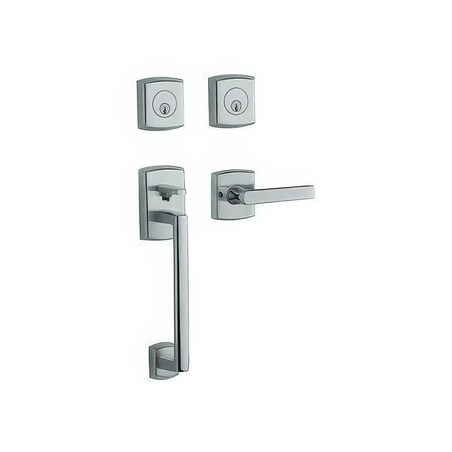 Baldwin 85386.LDBL Left Hand Soho Double Cylinder Handleset