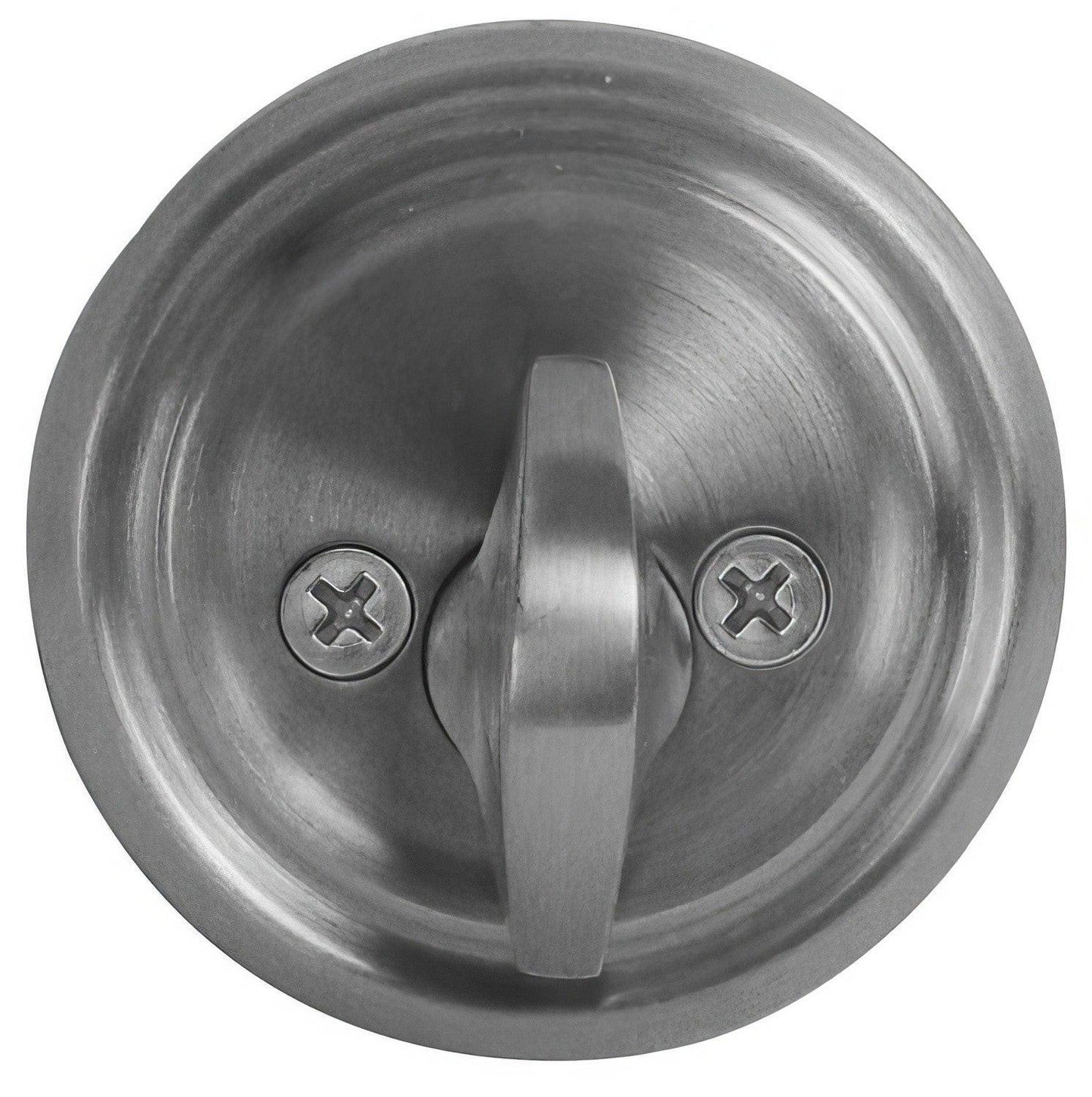 Emtek Regular Style Classic Brass One-Sided Deadbolt.