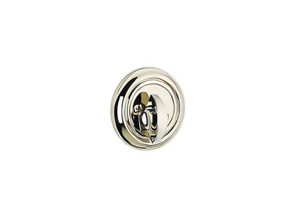 Emtek Regular Style Classic Brass One-Sided Deadbolt.