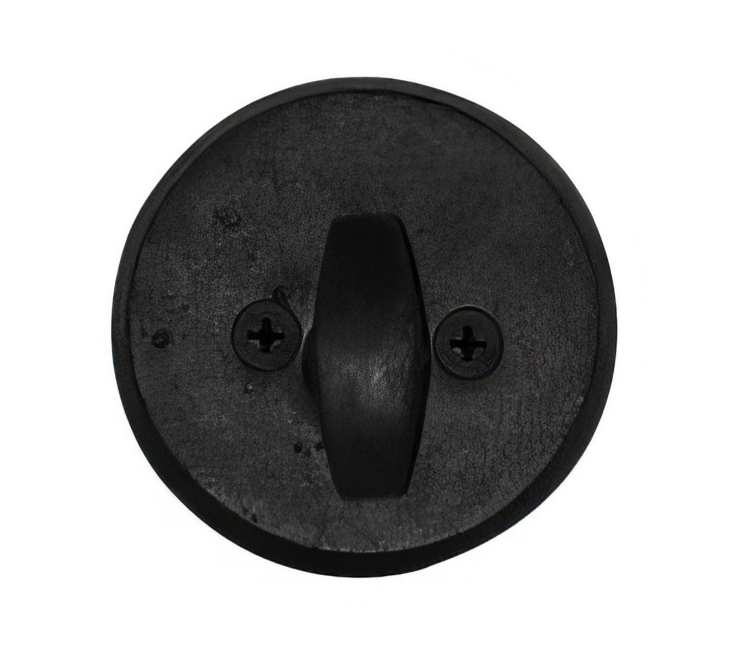 Emtek Regular Style Classic Brass One-Sided Deadbolt.
