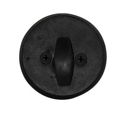 Emtek Regular Style Classic Brass One-Sided Deadbolt.