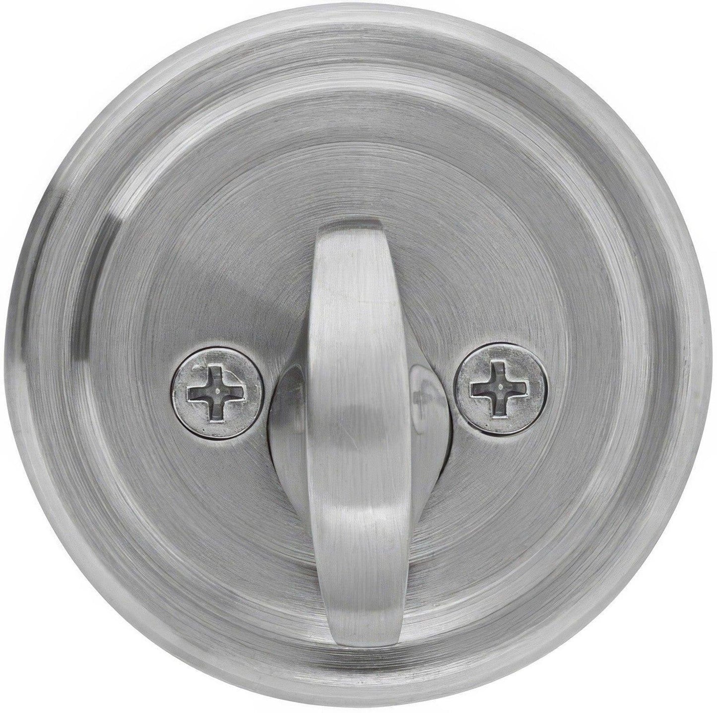 Emtek Regular Style Classic Brass One-Sided Deadbolt.