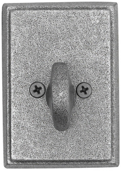 Emtek 8553 Rectangle #3 Style Wrought Steel One Sided Deadbolt.