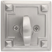 Emtek Arts and Crafts Style Designer Brass One-Sided Deadbolt.