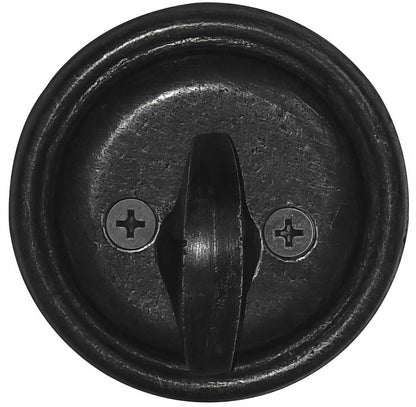 Emtek Tuscany Style Lost Wax Cast Bronze One-Sided Deadbolt.
