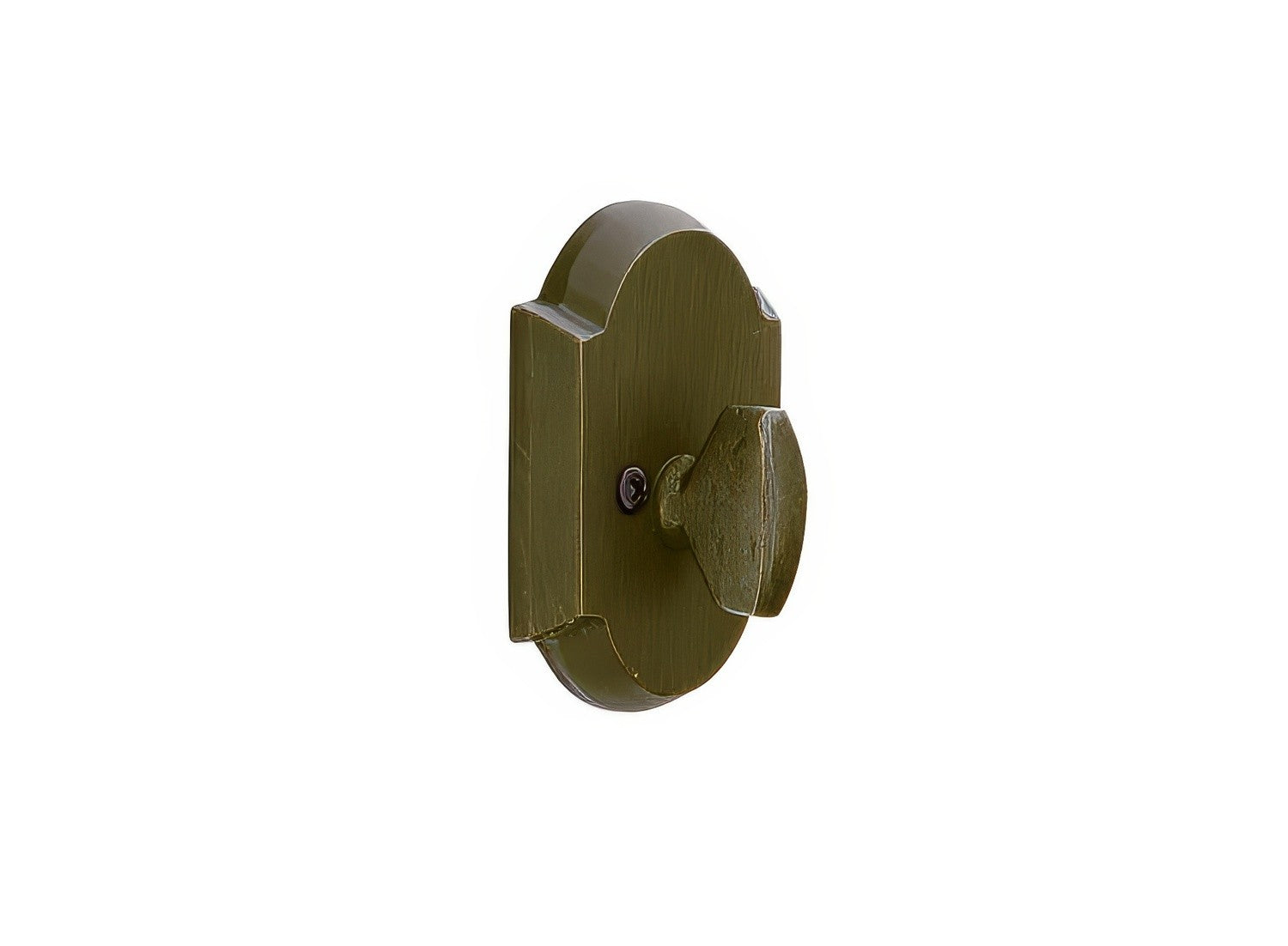 Emtek #1 Style Sandcast Bronze One-Sided Deadbolt
