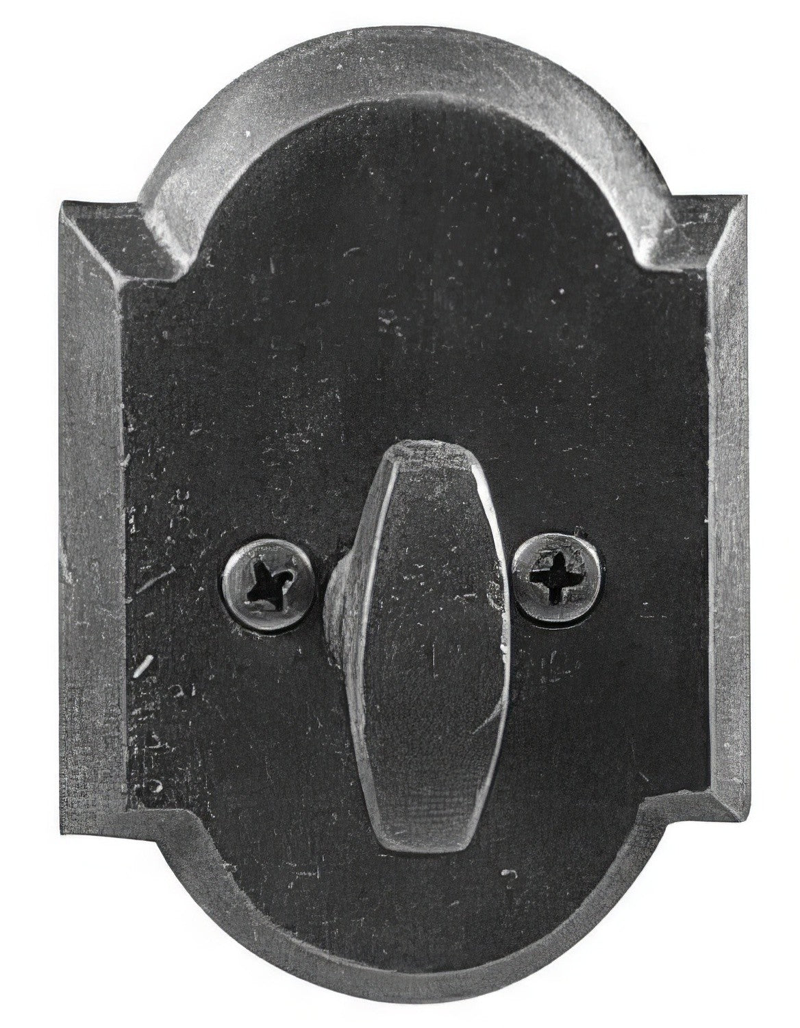 Emtek #1 Style Sandcast Bronze One-Sided Deadbolt