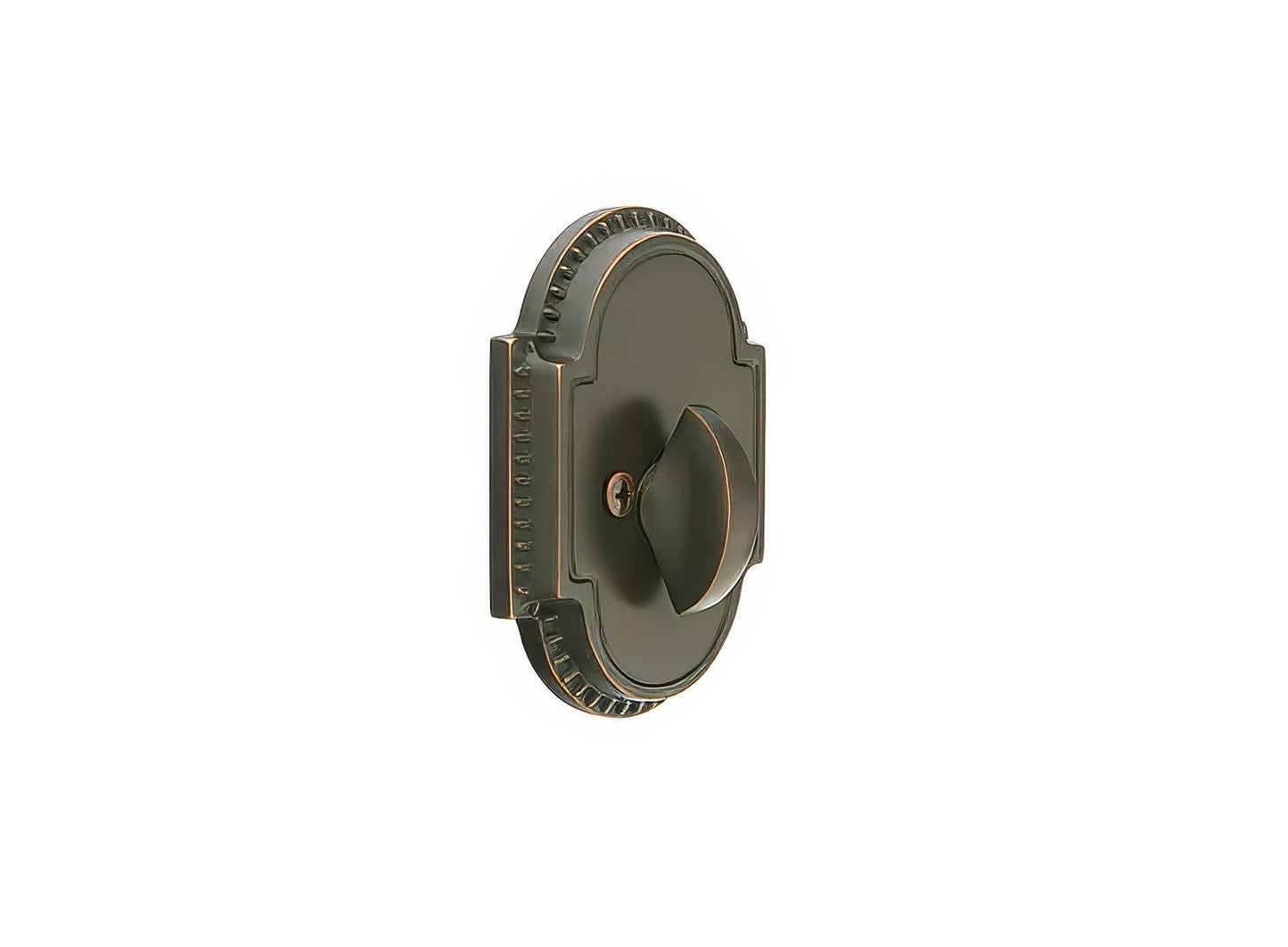 Emtek Knoxville Style Designer Brass One-Sided Deadbolt