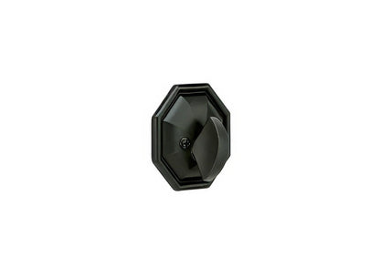 Emtek Octagon Style Tuscany Bronze One-Sided Deadbolt.